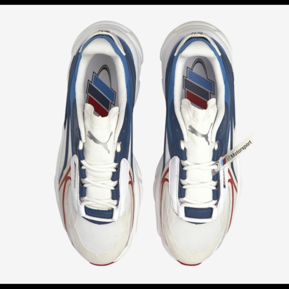 PUMA MENS BMW MMS RS CONNECT CASUAL ATHLETIC SHOES SZ 10 WHITE 306941-02 - Picture 4 of 7